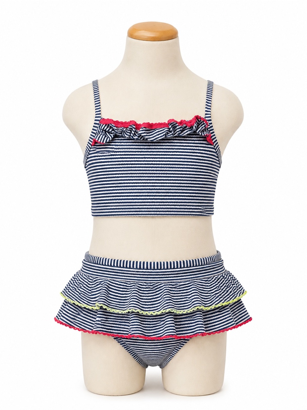 Mini Boden Seersucker Swimsuit